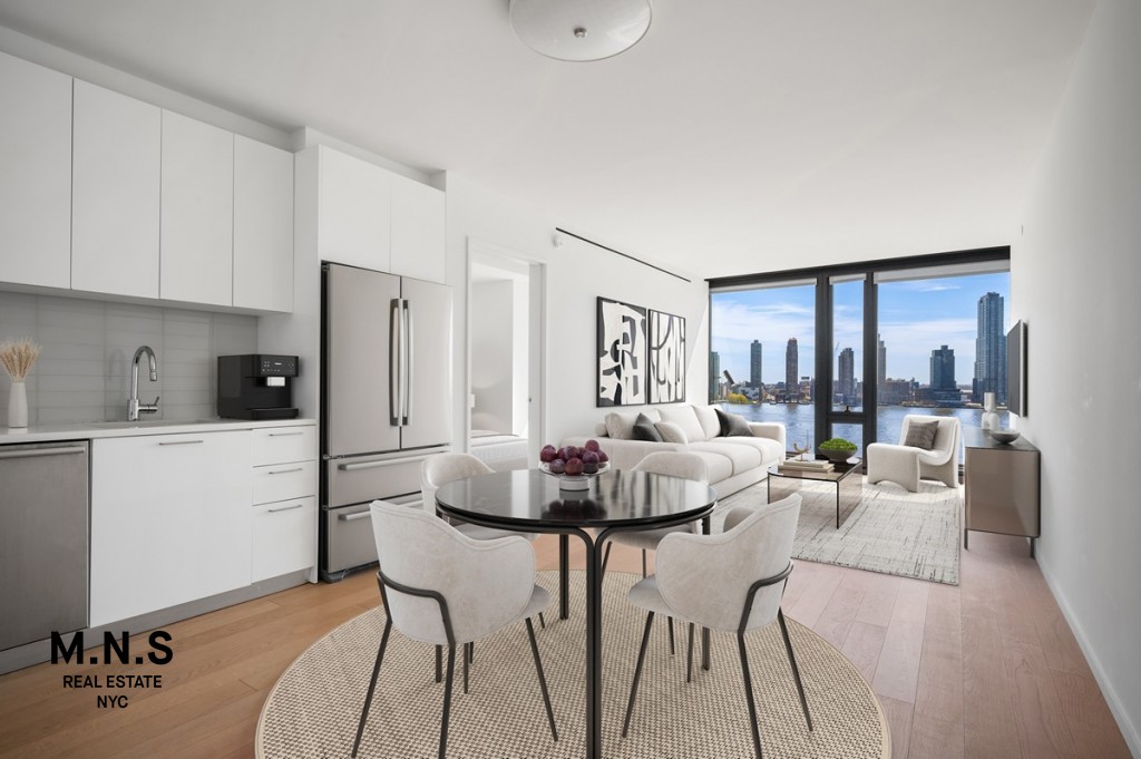 Luxury modern apartment with natural light and stunning views for rent at 685 First Avenue, Murray Hill.